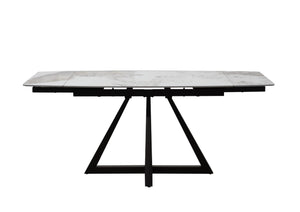Libra Ceramic Dining Table with 4 Chairs Package