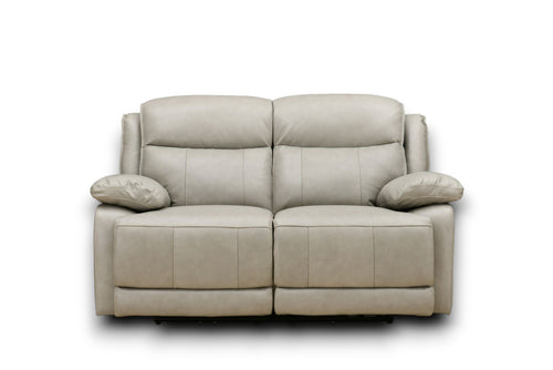 Montana 2 Seater Sofa with Power Recliner & Adjustable Headrest - Contemporary Comfort