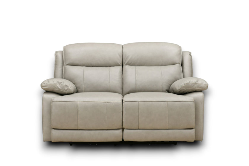 Montana 2 Seater Sofa with Power Recliner & Adjustable Headrest - Contemporary Comfort