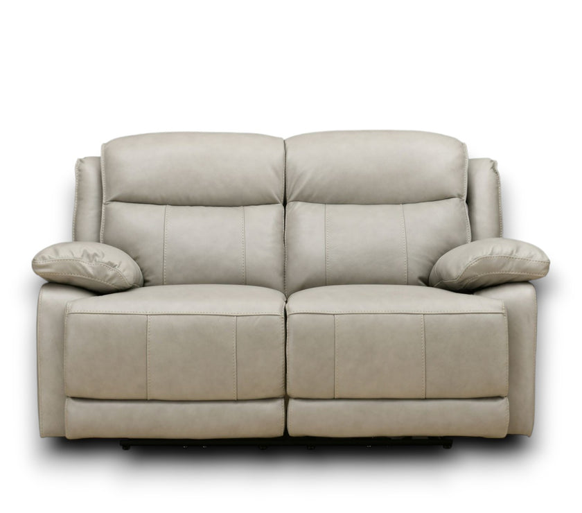 Montana 2 Seater Sofa with Power Recliner & Adjustable Headrest - Contemporary Comfort