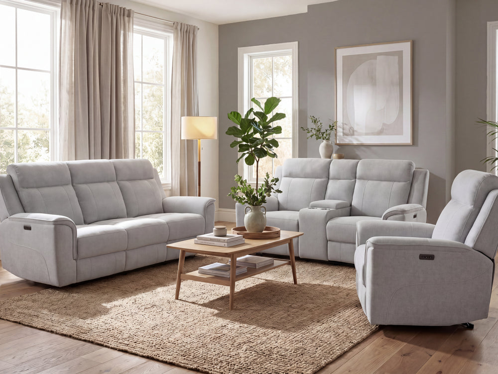 Lily 2 Seater Power Recliner with Console