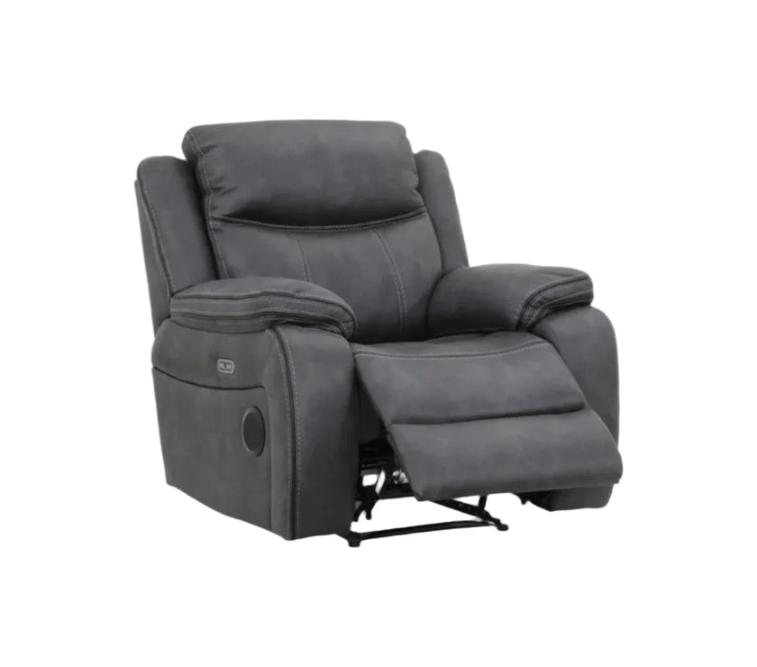 Angled view of the Lotus Recliner Armchair