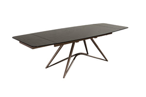 Louvre Fused Glass Extending Dining Table