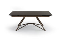 Louvre Fused Glass Extending Dining Table