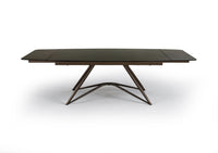 Louvre Fused Glass Extending Dining Table