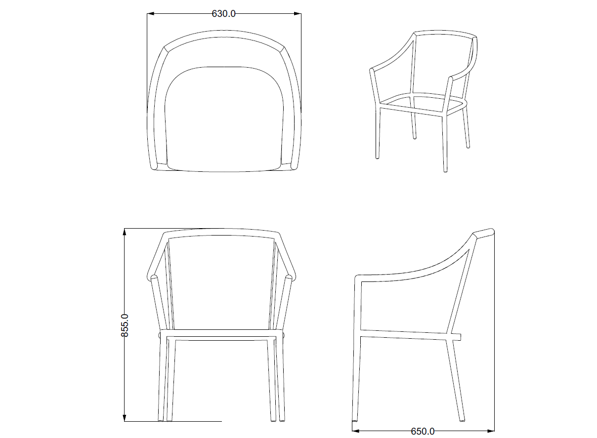 Marra Garden Dining Table and 6 Marra Chairs Set