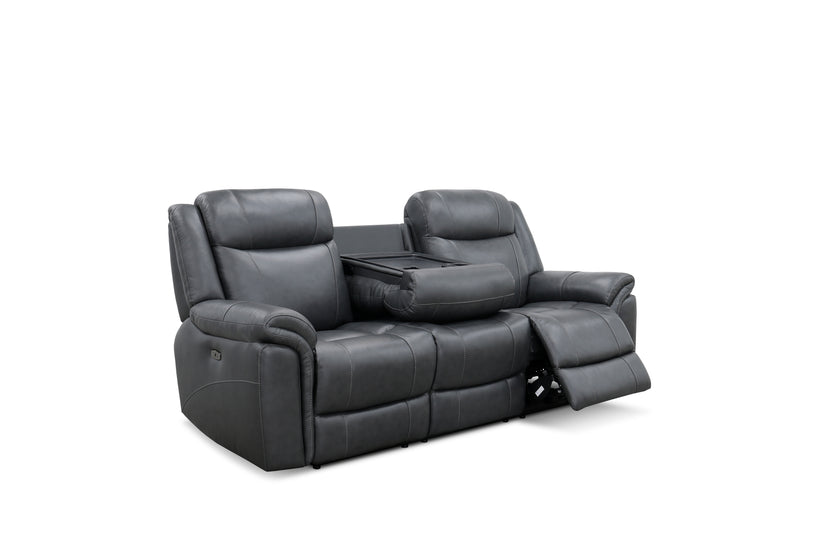 Melbourne 3 Seater Power Recliner Sofa with drop down table