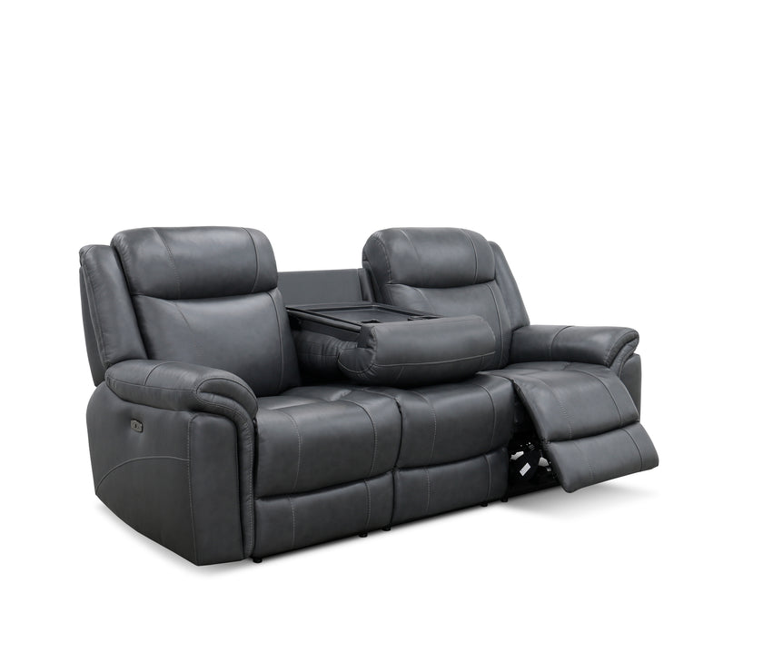 Melbourne 3 Seater Power Recliner Sofa with drop down table