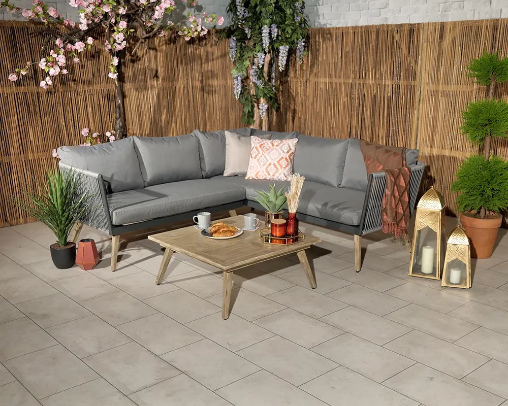 Milan 3-Piece Garden Corner Lounging Set