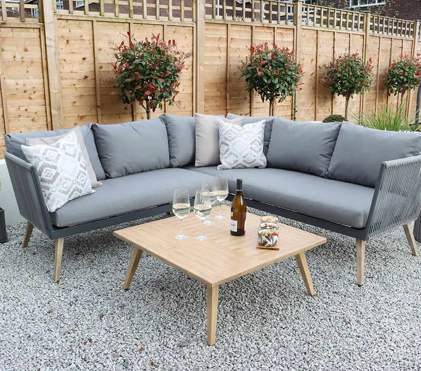 Milan 3-Piece Garden Corner Lounging Set