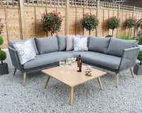 Milan 3-Piece Garden Corner Lounging Set