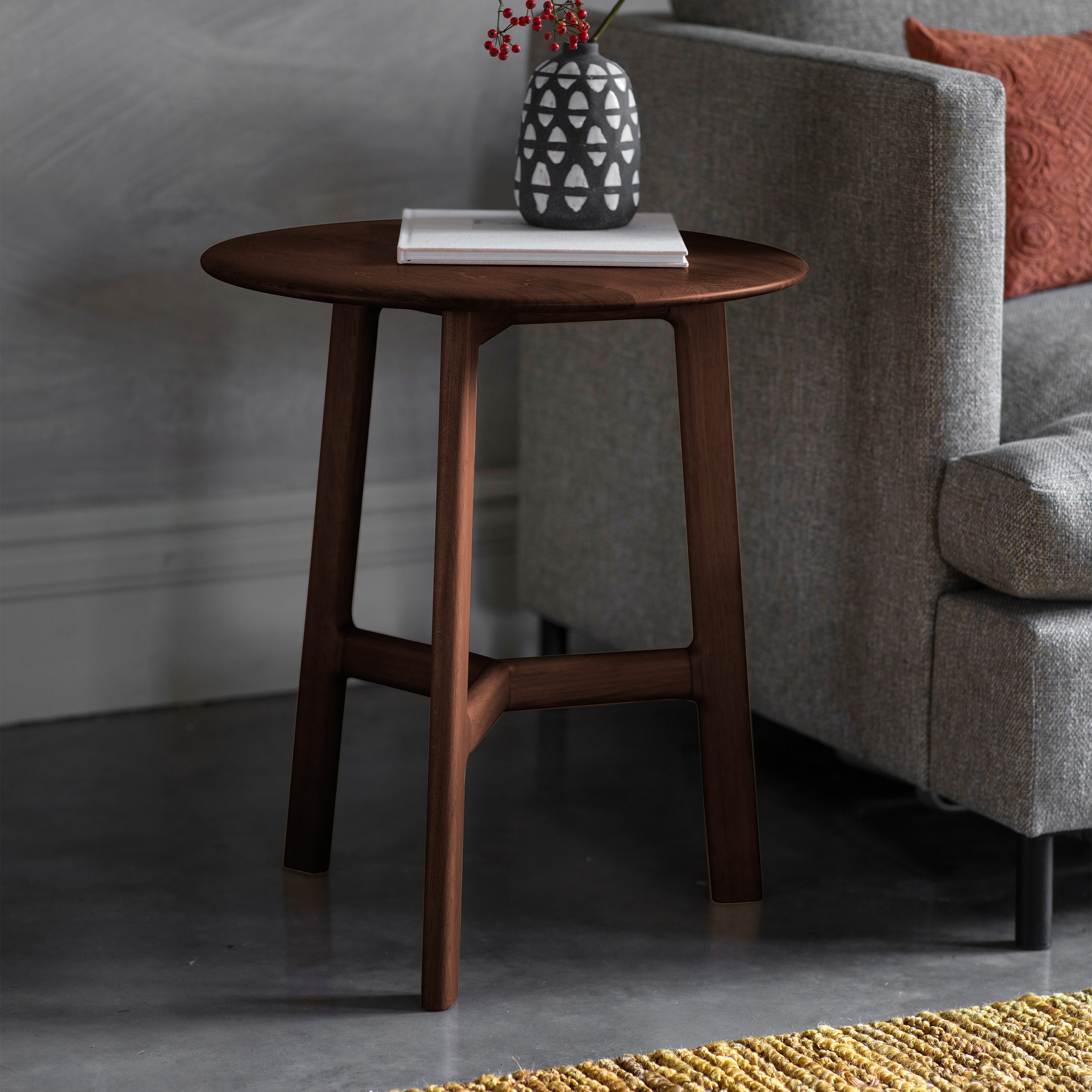 Madeira Round Lamp Table
