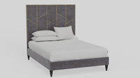 Angled view of the Marcella Bed Frame against a white background.