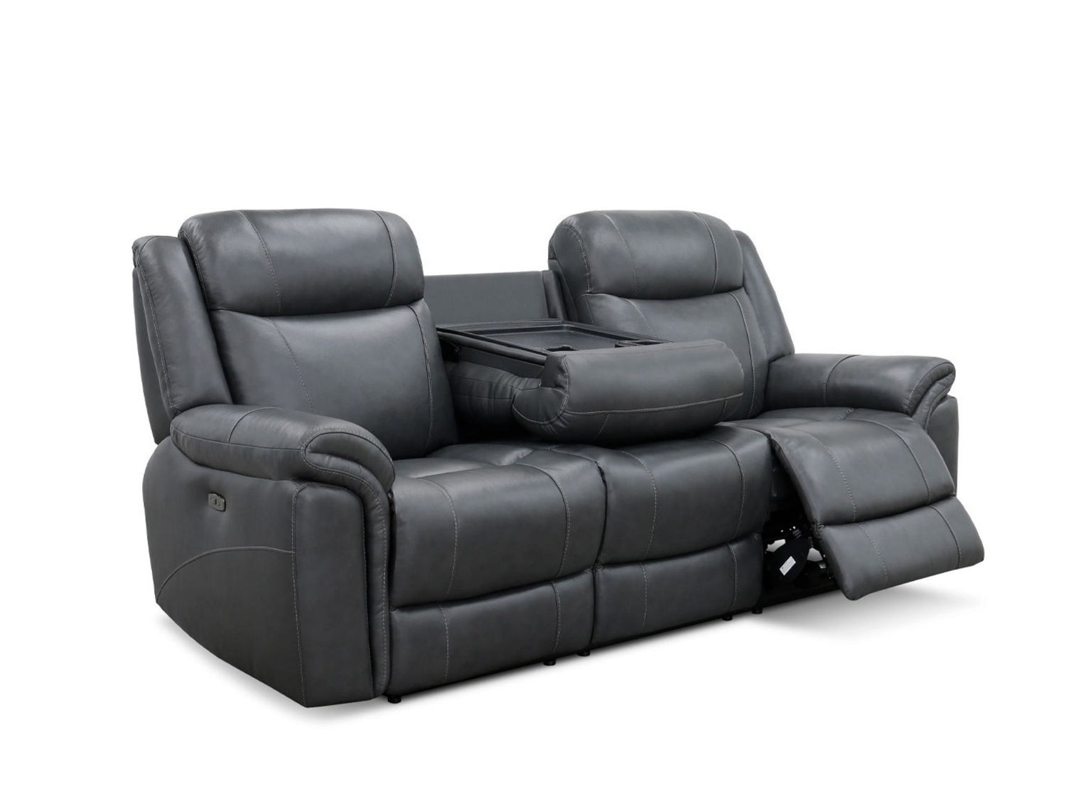 Melbourne 3 Seater Power Recliner Sofa with drop down table