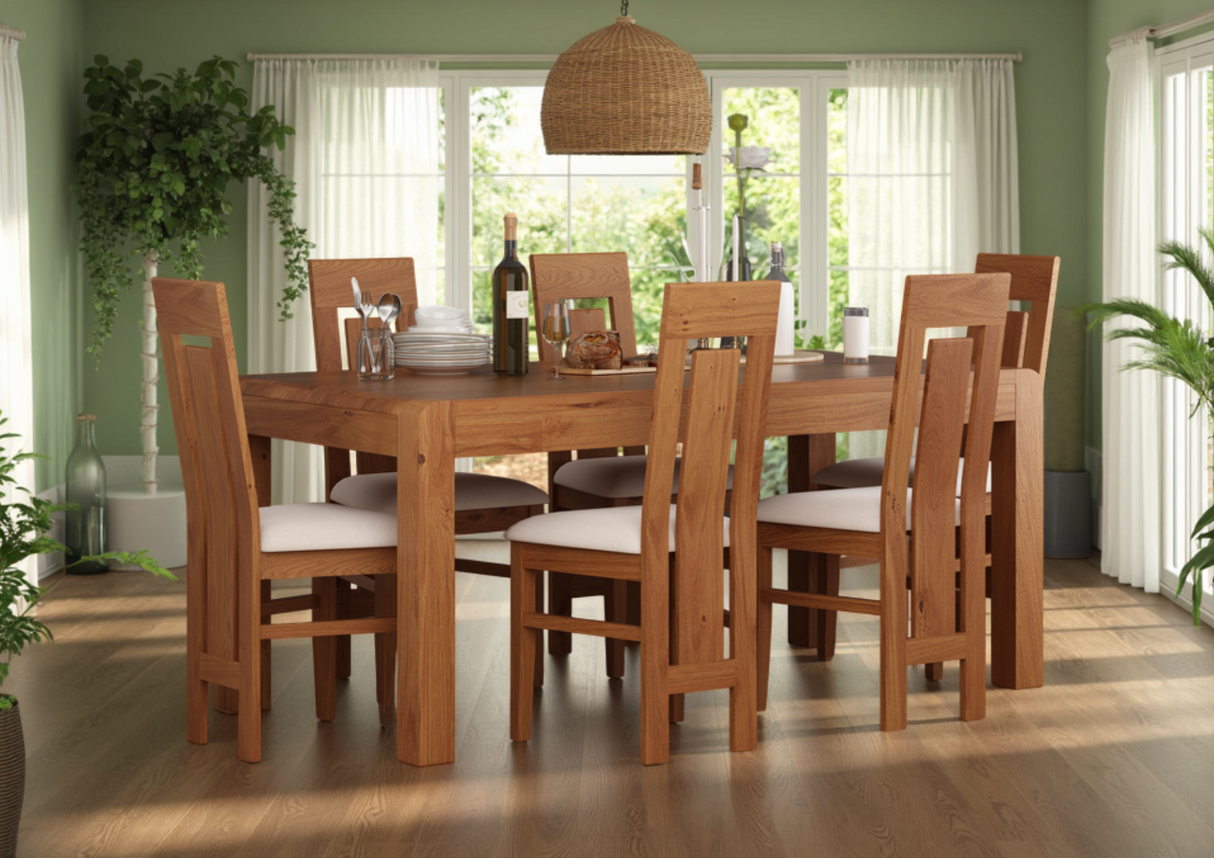 Milan Oak Dining Table 140x90cm