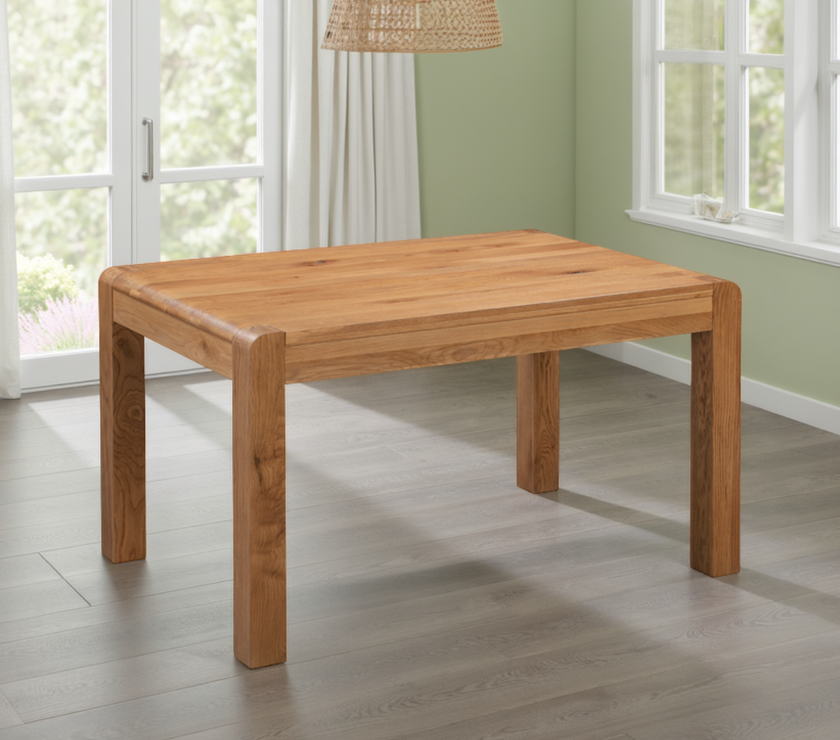 Milan Oak Dining Table 140x90cm