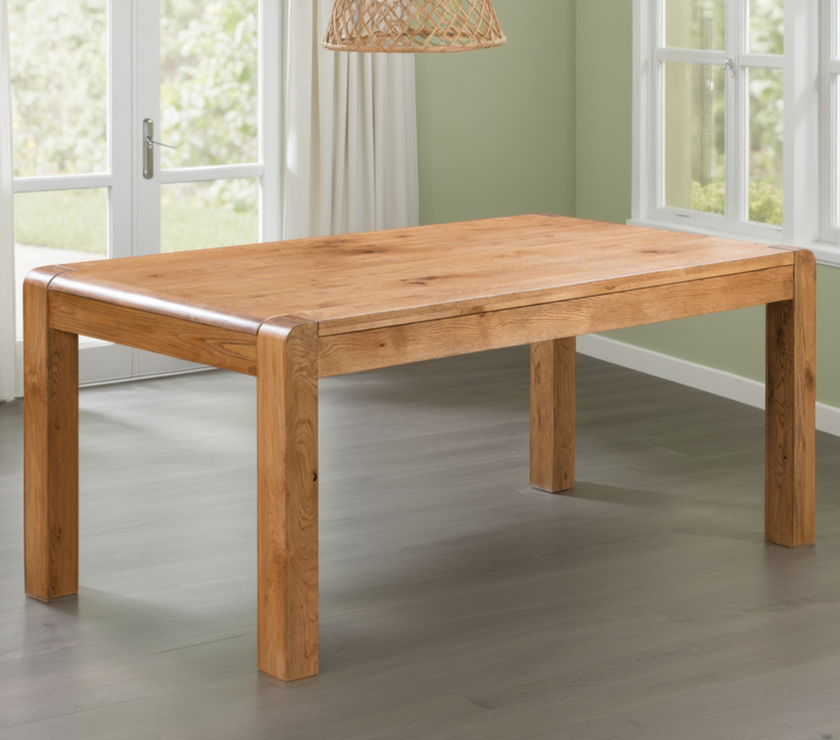Milan Oak Dining Table 180x90cm