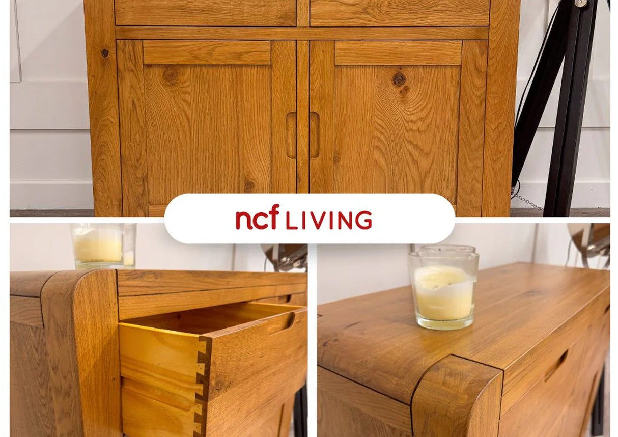 Milan Oak Sideboard with 2 Doors