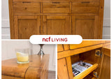 Milan Oak Sideboard with 3 Doors