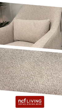 Close up images of the Lisbon Accent Chair