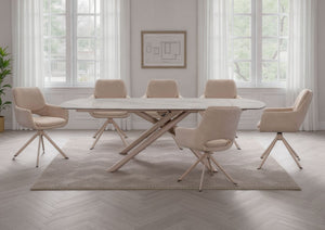 Mona Table with 6 Chairs