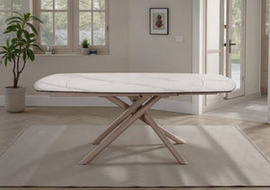 Mona Swivel Extending Dining Table
