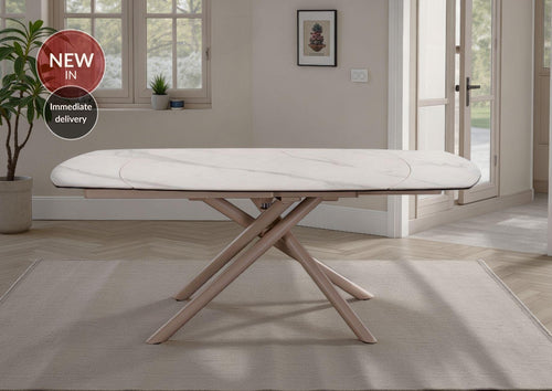 Mona Swivel Extending Dining Table