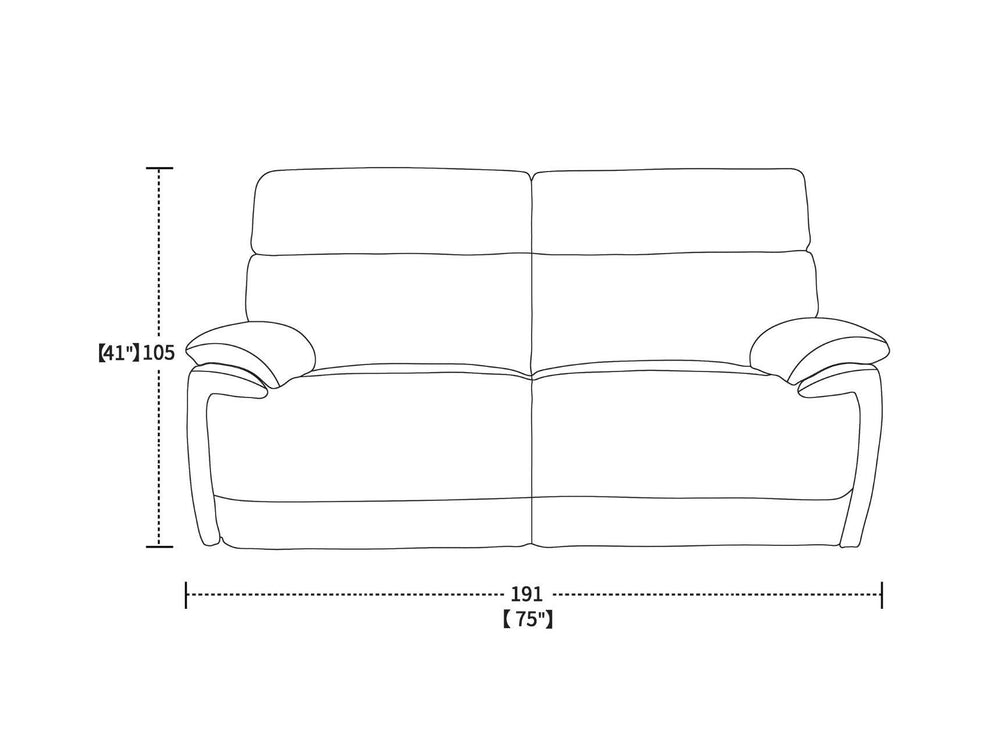 Monaco 3 Seater Power Recliner