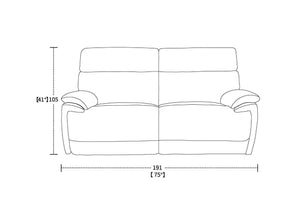 Monaco 3 Seater Power Recliner