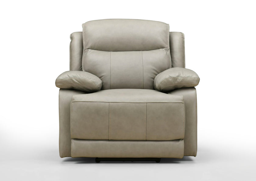 Montana Luxury Armchair with Power Recliner & Adjustable Headrest