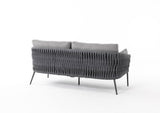Rope Garden 3 Seater and 2 x Chair Sofa Set