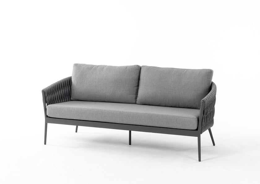 Rope Garden 3 Seater and 2 x Chair Sofa Set