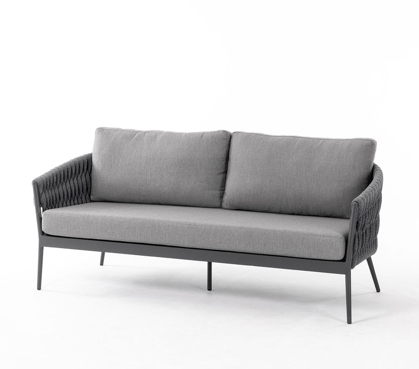 Rope Garden 3 Seater and 2 x Chair Sofa Set