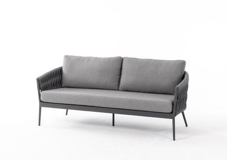 Rope Garden 3 Seater and 2 x Chair Sofa Set