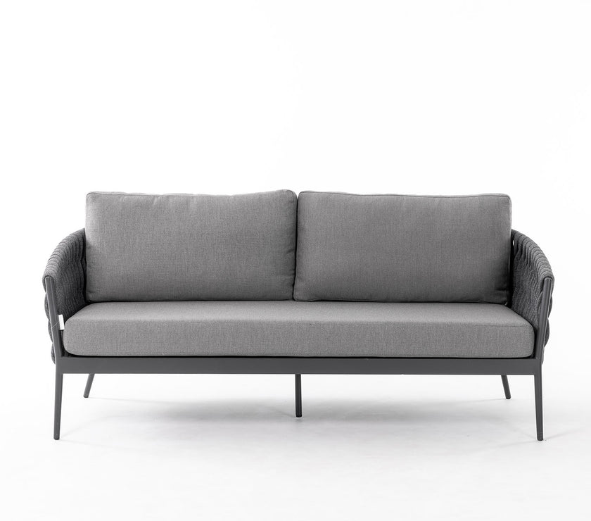 Rope Garden 3 Seater and 2 x Chair Sofa Set