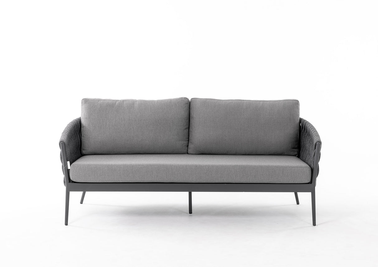 Rope Garden 3 Seater and 2 x Chair Sofa Set