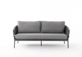 Rope Garden 3 Seater and 2 x Chair Sofa Set