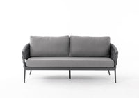 Rope Garden 3 Seater and 2 x Chair Sofa Set