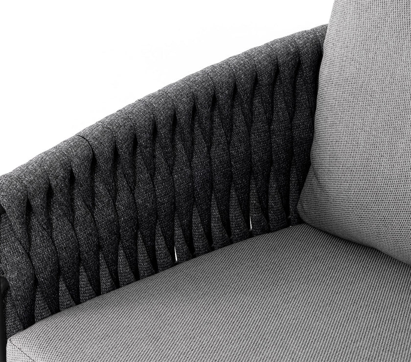 Rope Garden 3 Seater and 2 x Chair Sofa Set