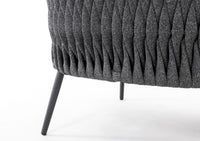 Rope Garden 3 Seater and 2 x Chair Sofa Set