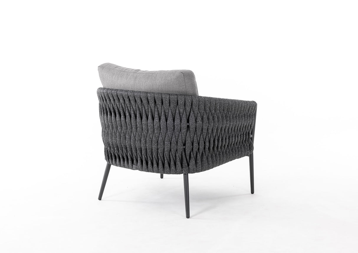 Rope Garden 3 Seater and 2 x Chair Sofa Set