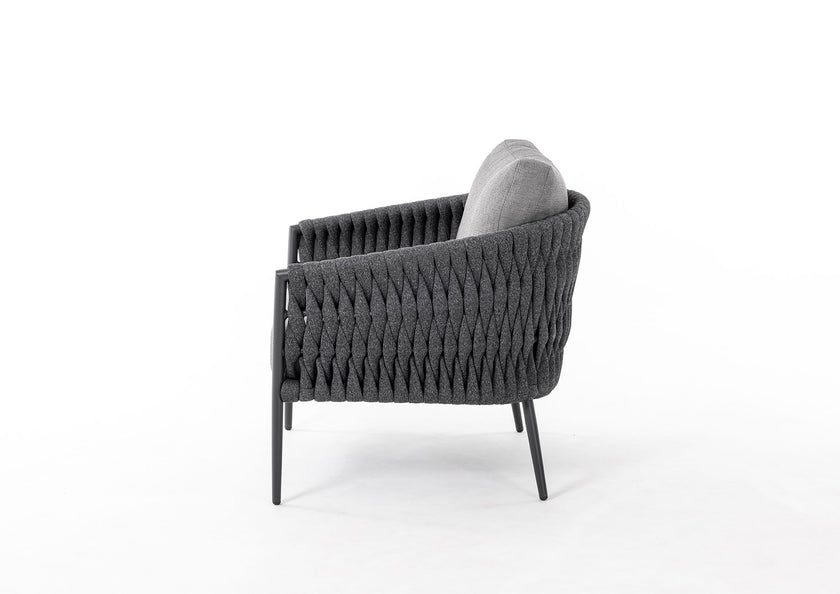 Rope Garden 3 Seater and 2 x Chair Sofa Set