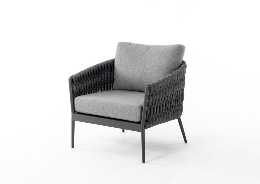 Rope Garden 3 Seater and 2 x Chair Sofa Set