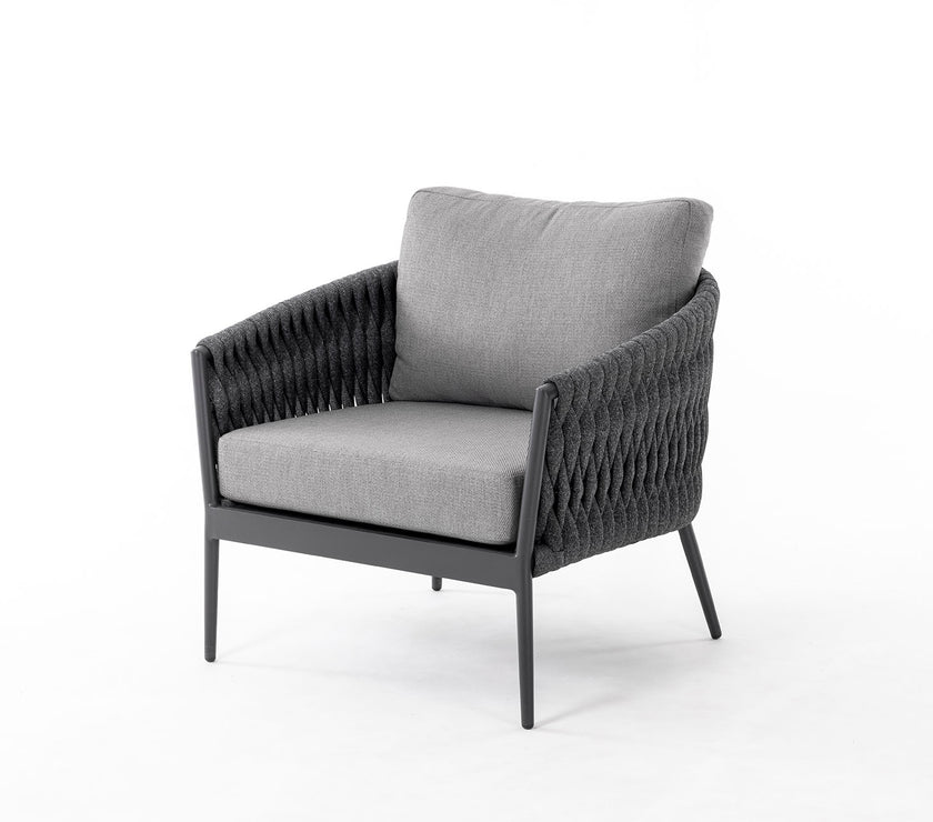 Rope Garden 3 Seater and 2 x Chair Sofa Set