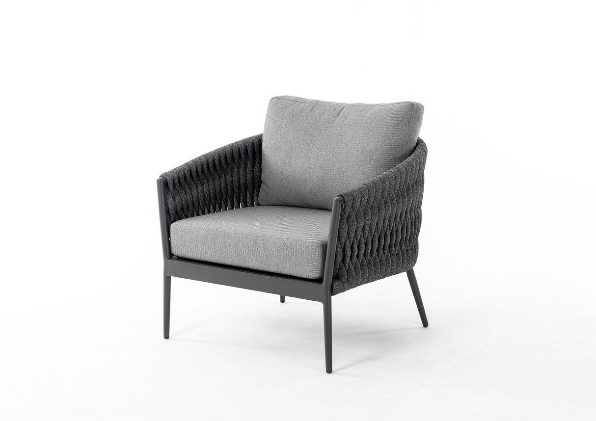 Rope Garden 3 Seater and 2 x Chair Sofa Set