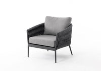 Rope Garden 3 Seater and 2 x Chair Sofa Set