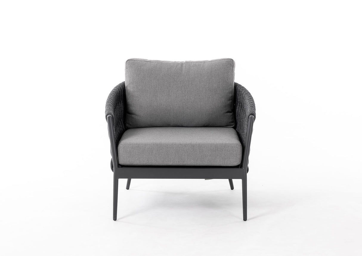 Rope Garden 3 Seater and 2 x Chair Sofa Set