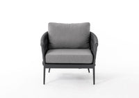 Rope Garden 3 Seater and 2 x Chair Sofa Set