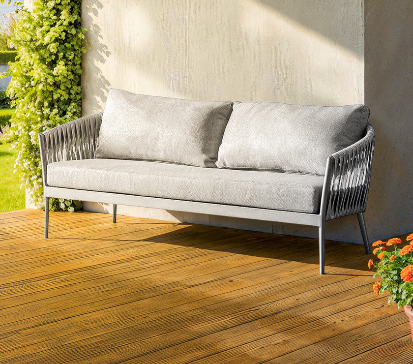 Wicker Garden 3 Seater and 2 x Chair Sofa Set