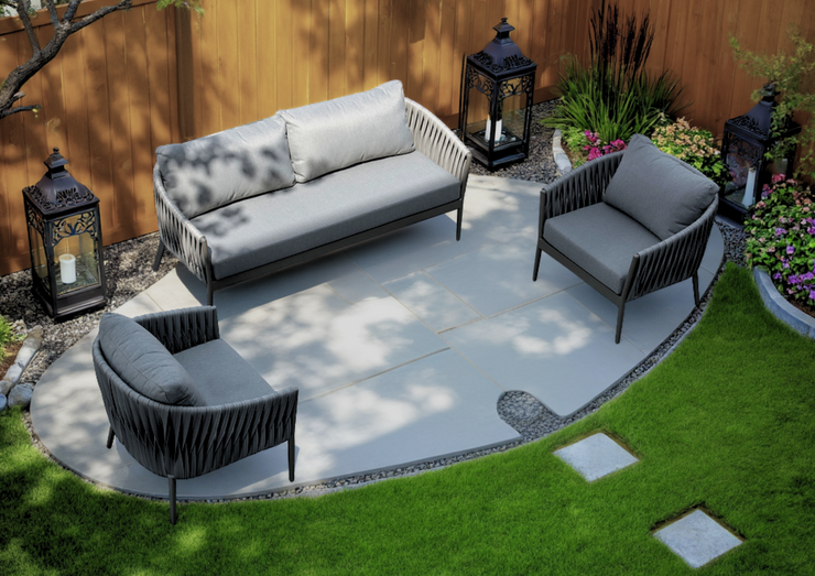 Wicker Garden 3 Seater and 2 x Chair Sofa Set